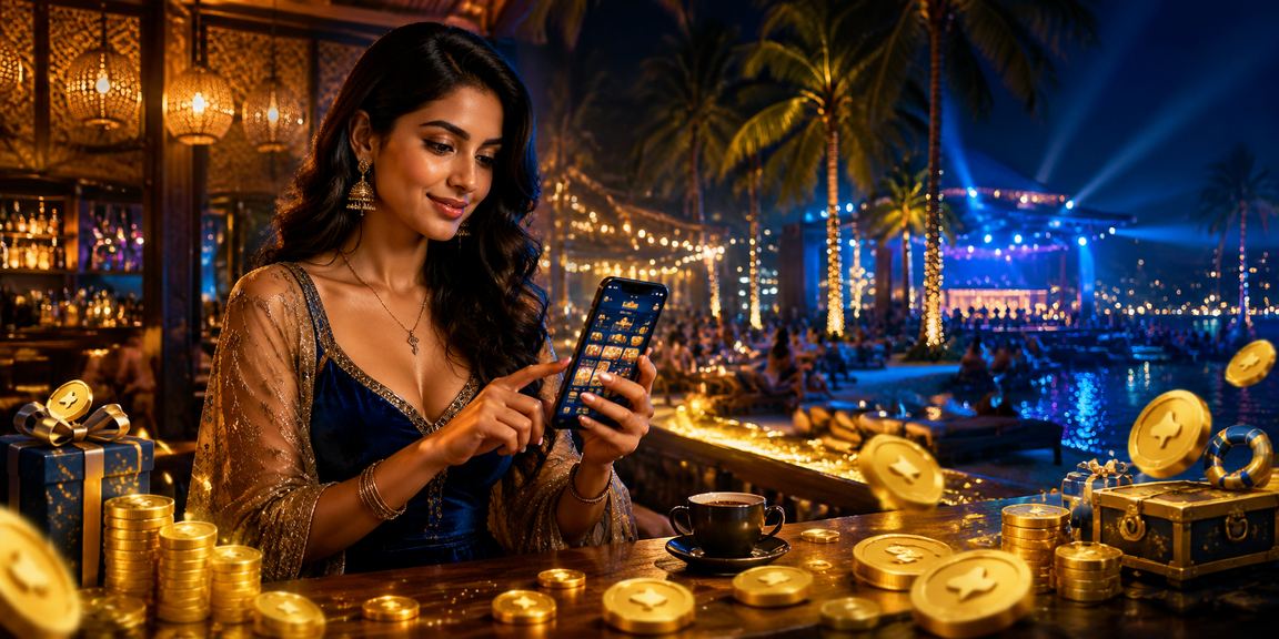 Bright casino app display from Goa